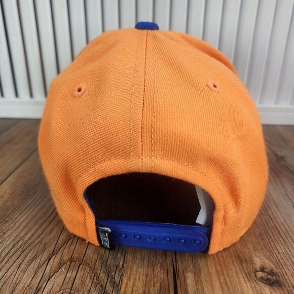 Dragon Ball Z Goku Emblem Snapback Hat Cap Orange Blue Anime Fantasy Martial Art - Picture 5 of 11